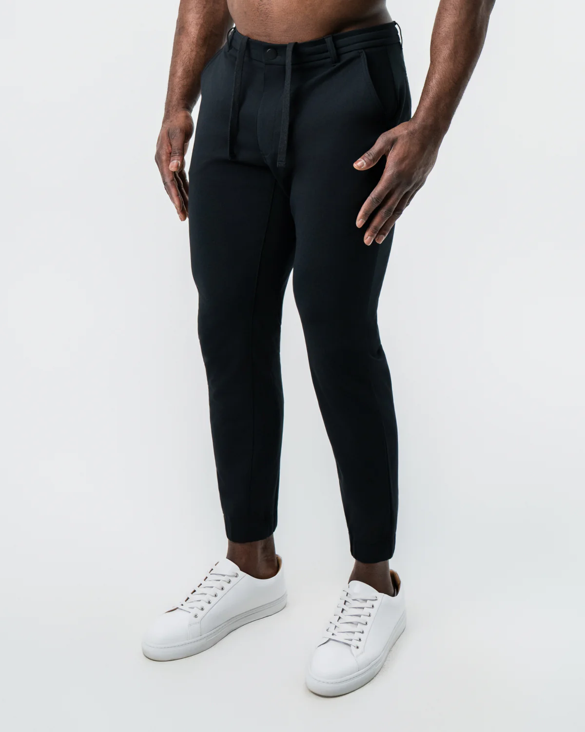 Chino Jogger - Black - Image 4