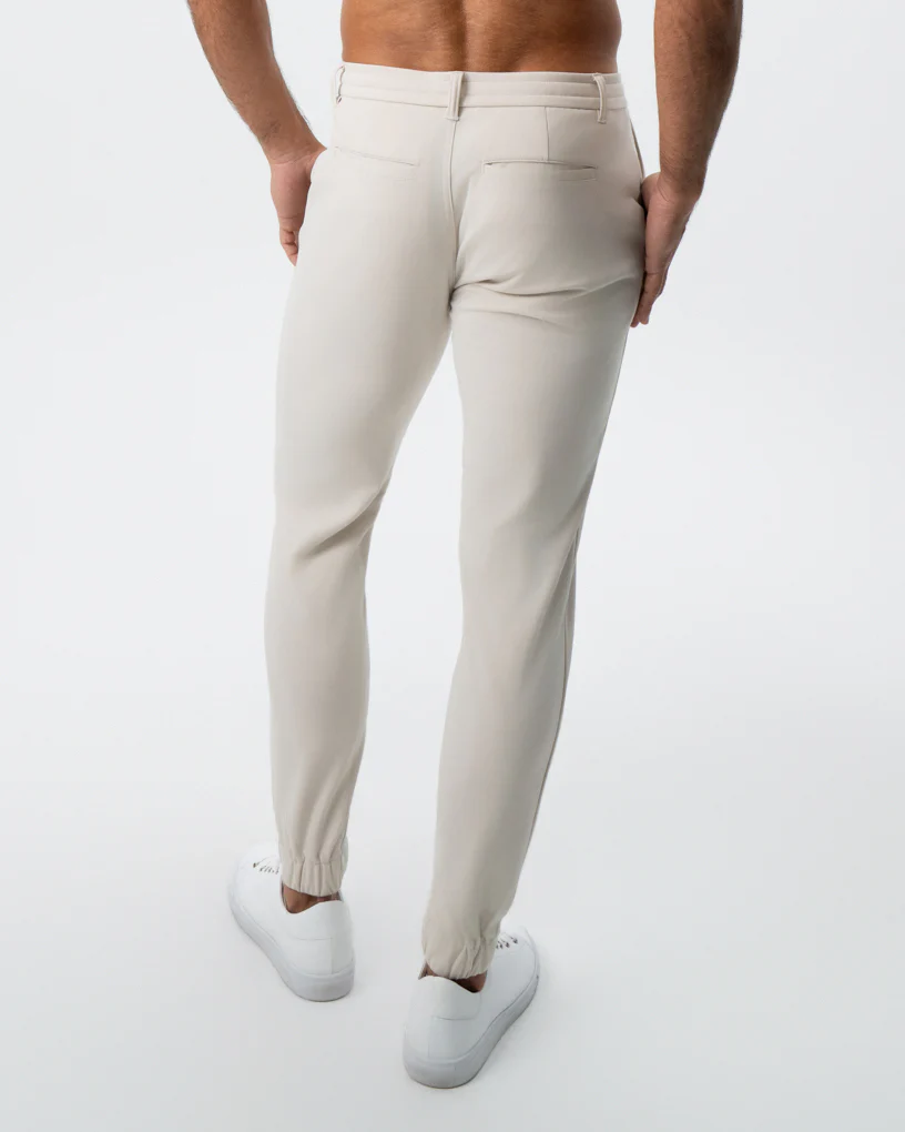 Chino Jogger - Cream - Image 3