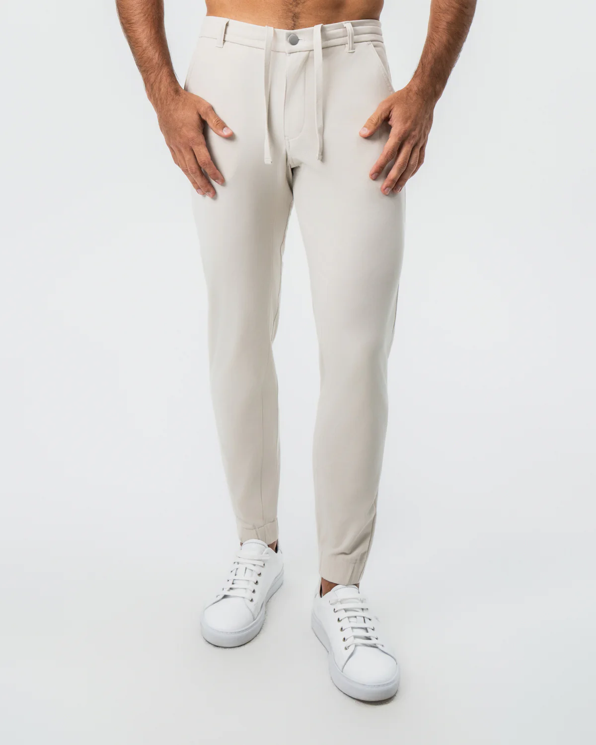 Chino Jogger - Cream - Image 4