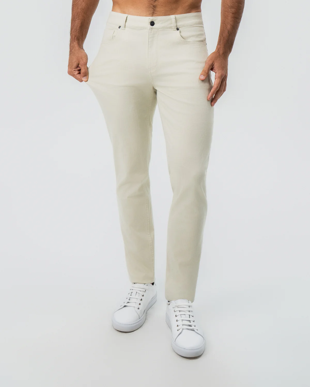 Performance Cotton Twill 5 Pocket Pant - Tan - Image 2