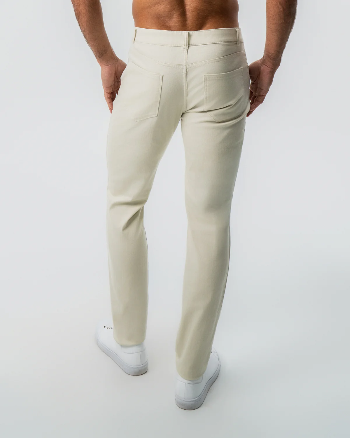 Performance Cotton Twill 5 Pocket Pant - Tan - Image 4