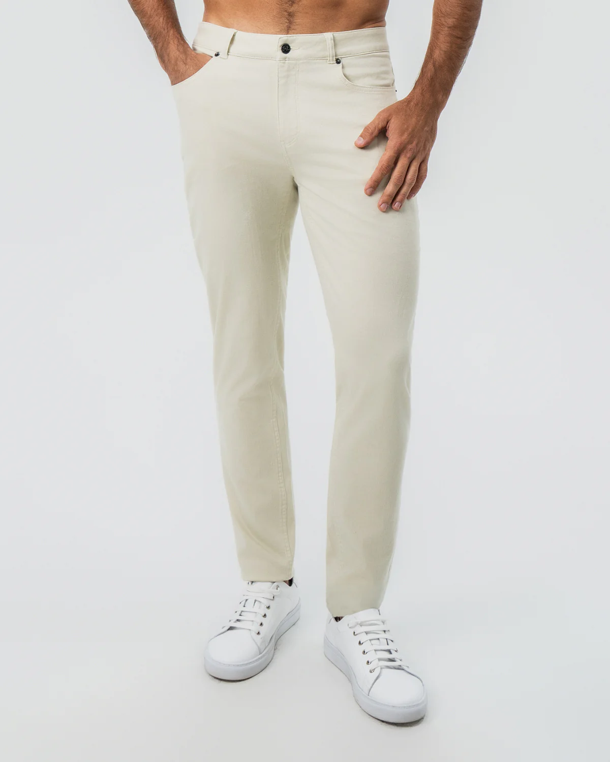 Performance Cotton Twill 5 Pocket Pant - Tan - Image 7