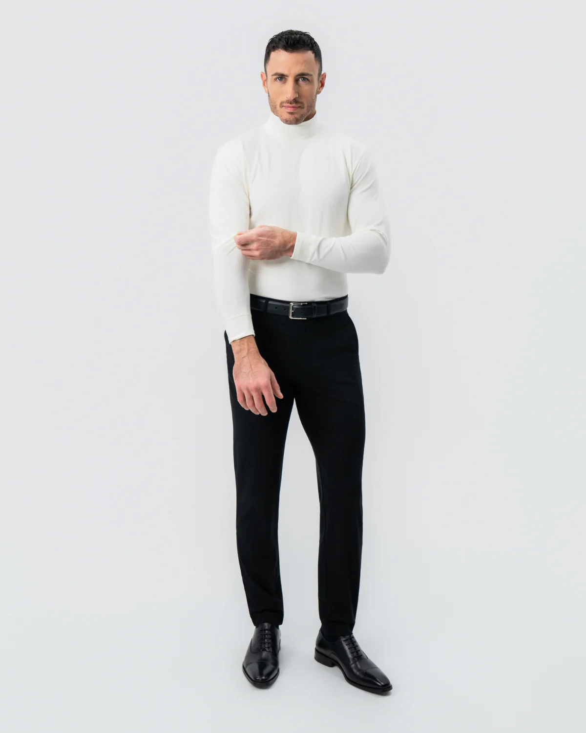 Mock Turtleneck - Cream - Image 3