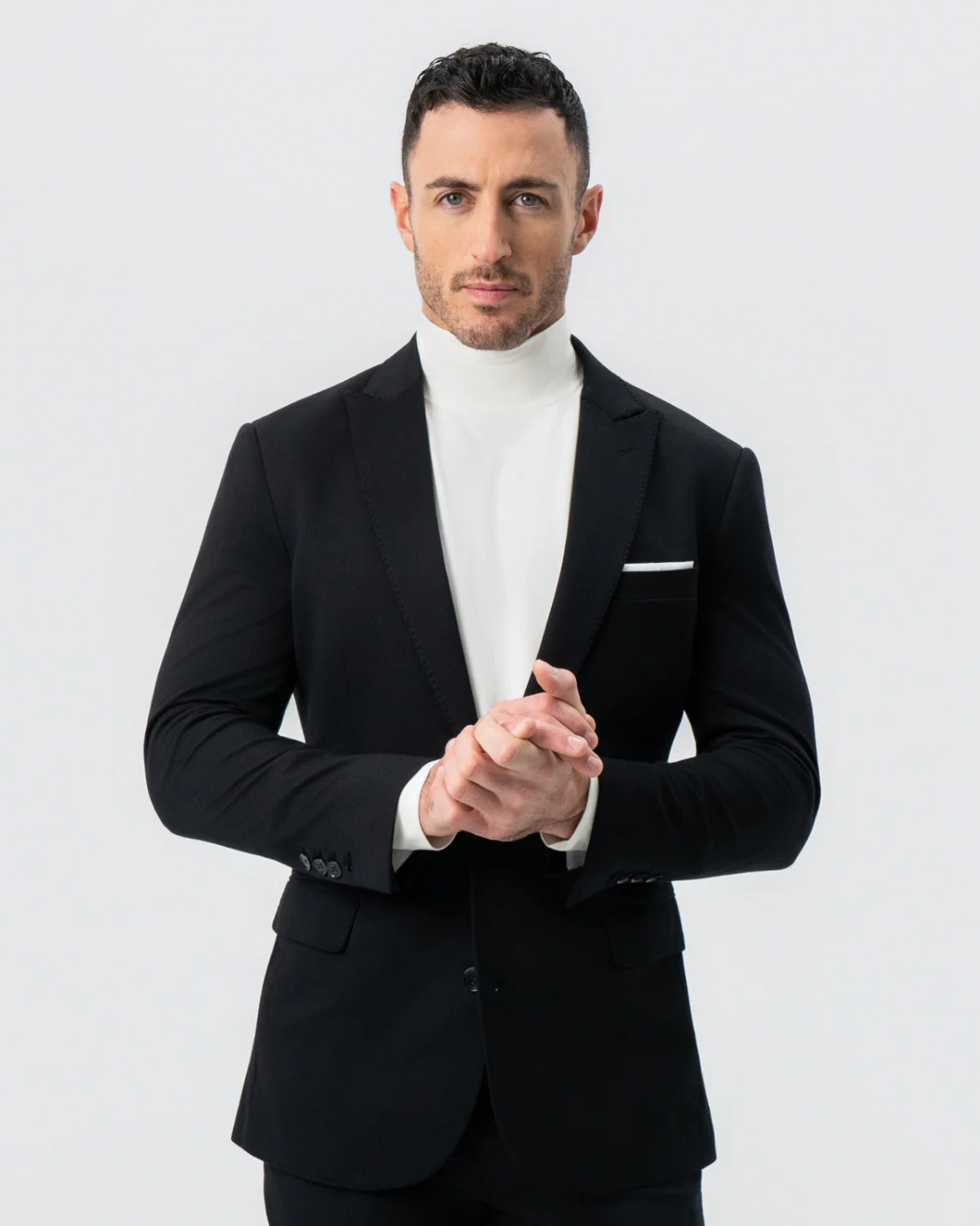 Mock Turtleneck - Cream - Image 8