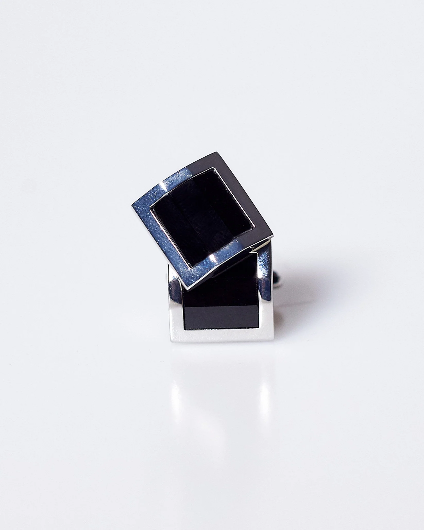 Black Square Cuff Links - Image 4
