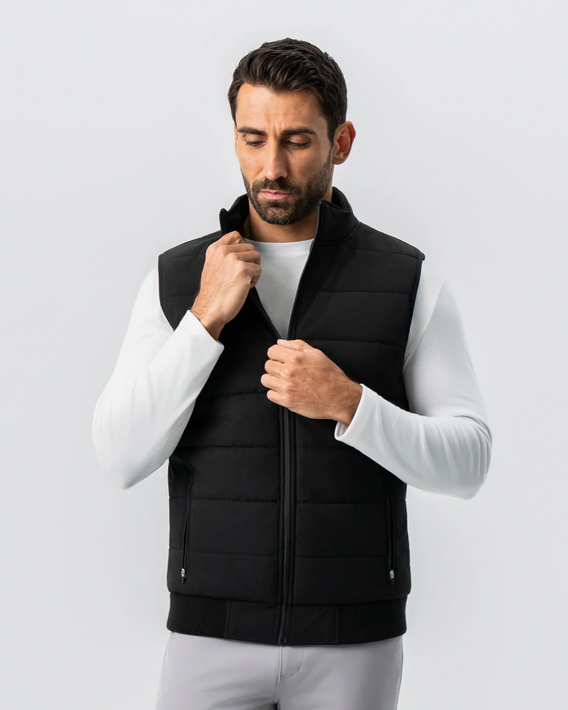 Down Vest - Black - Image 5