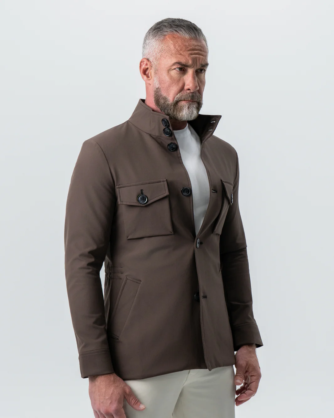 Field Jacket - Brown - Image 3