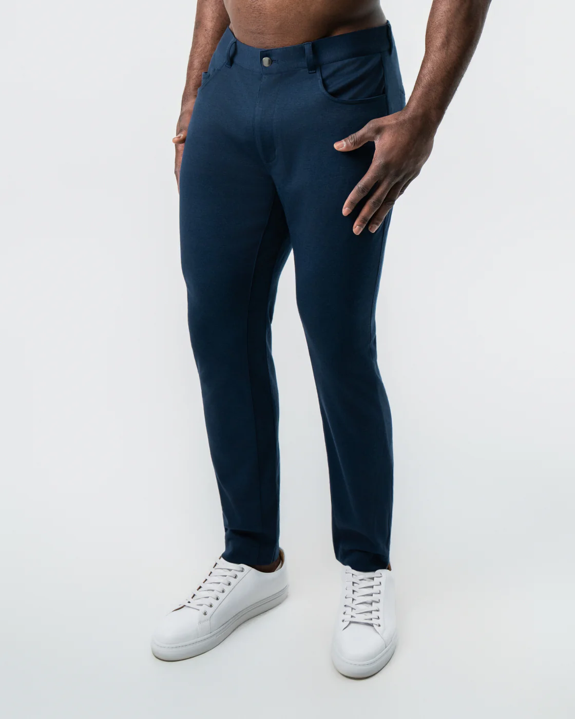 Knit Chino - Navy - Image 5