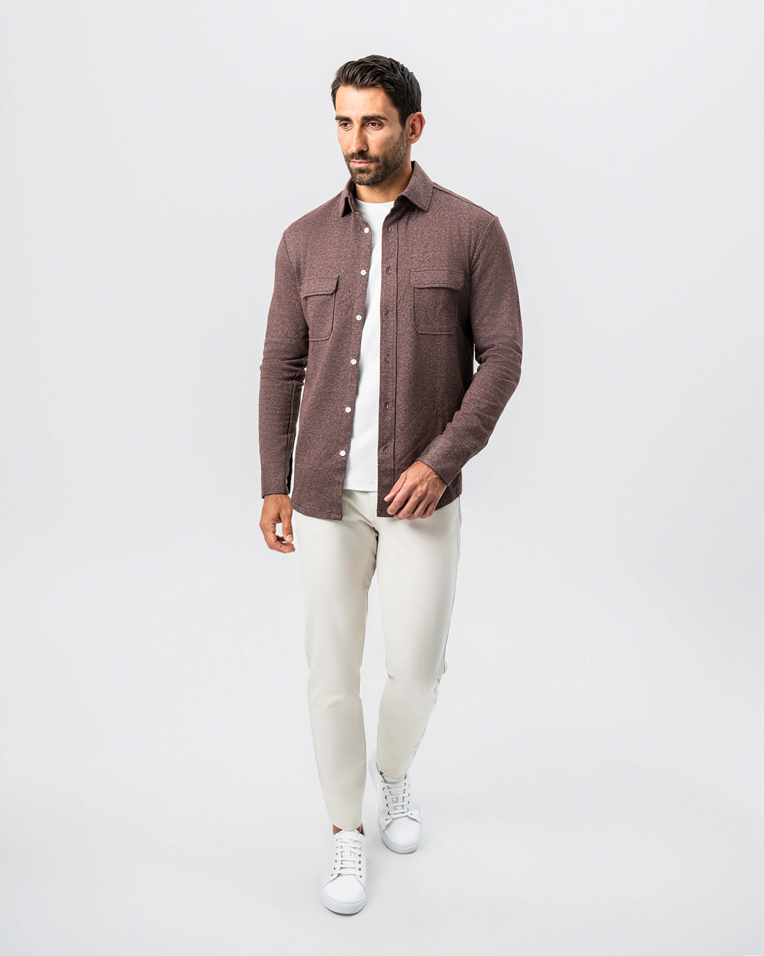 Patch Pocket Button Down - Brown - Image 2