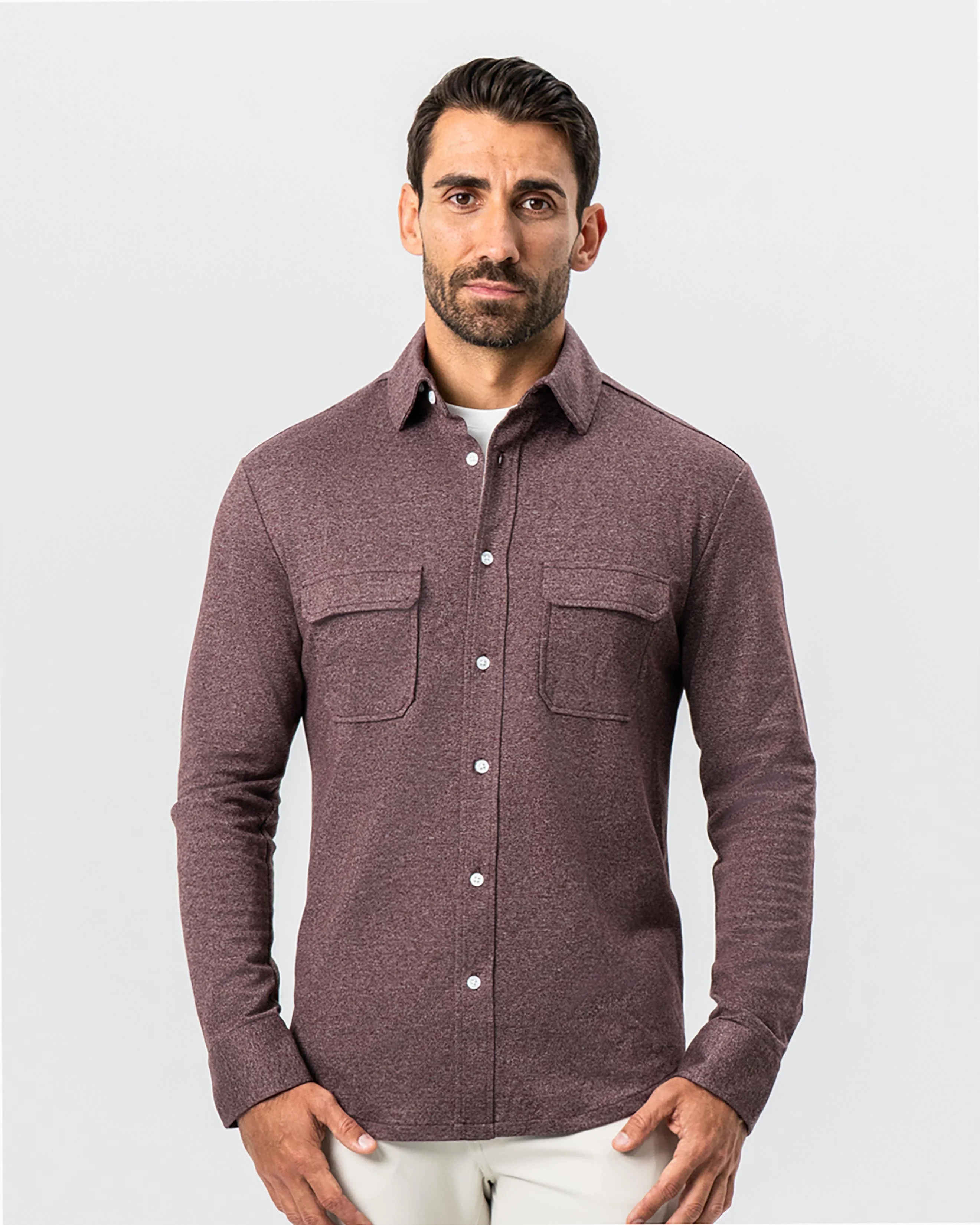 Patch Pocket Button Down - Brown - Image 8