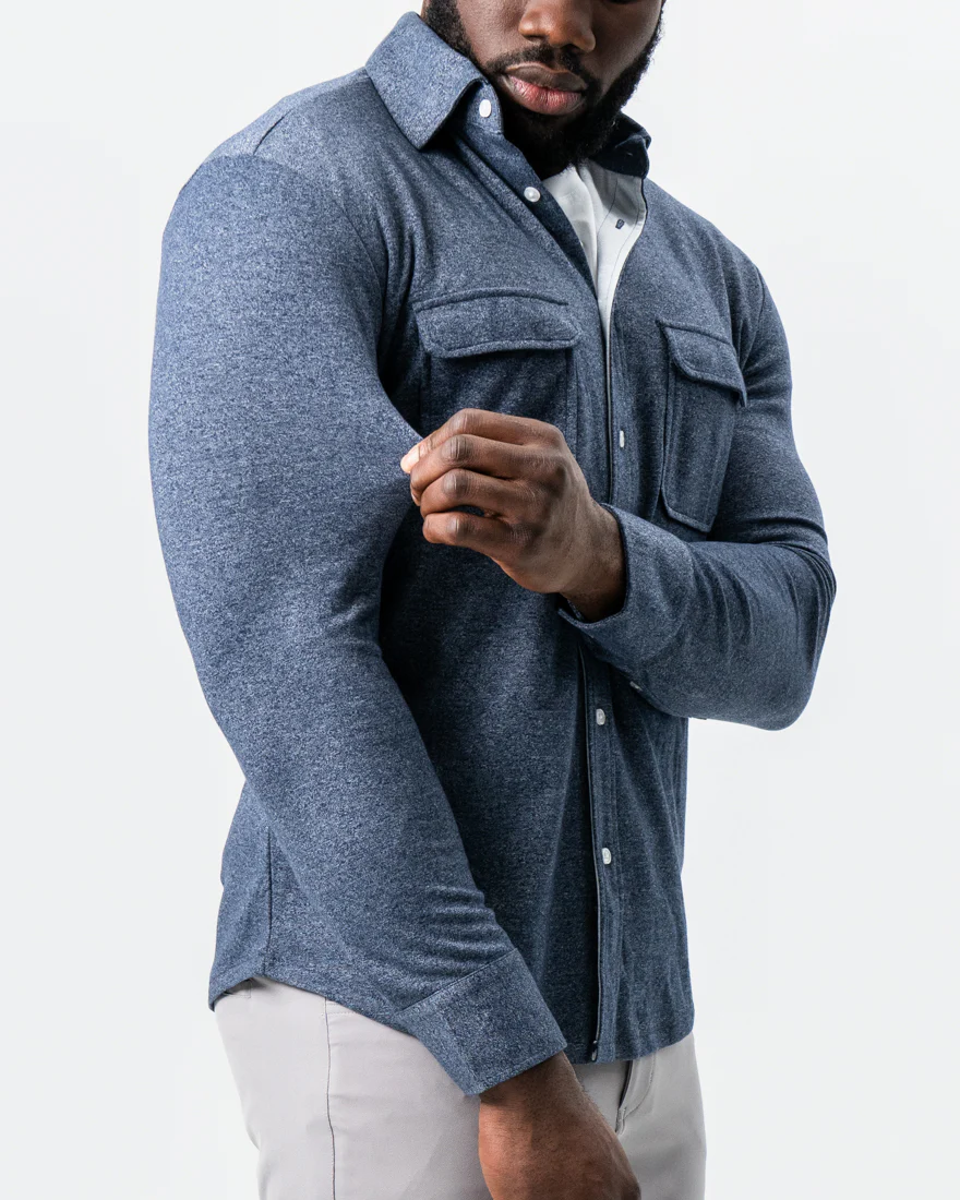 Patch Pocket Button Down - Navy - Image 2