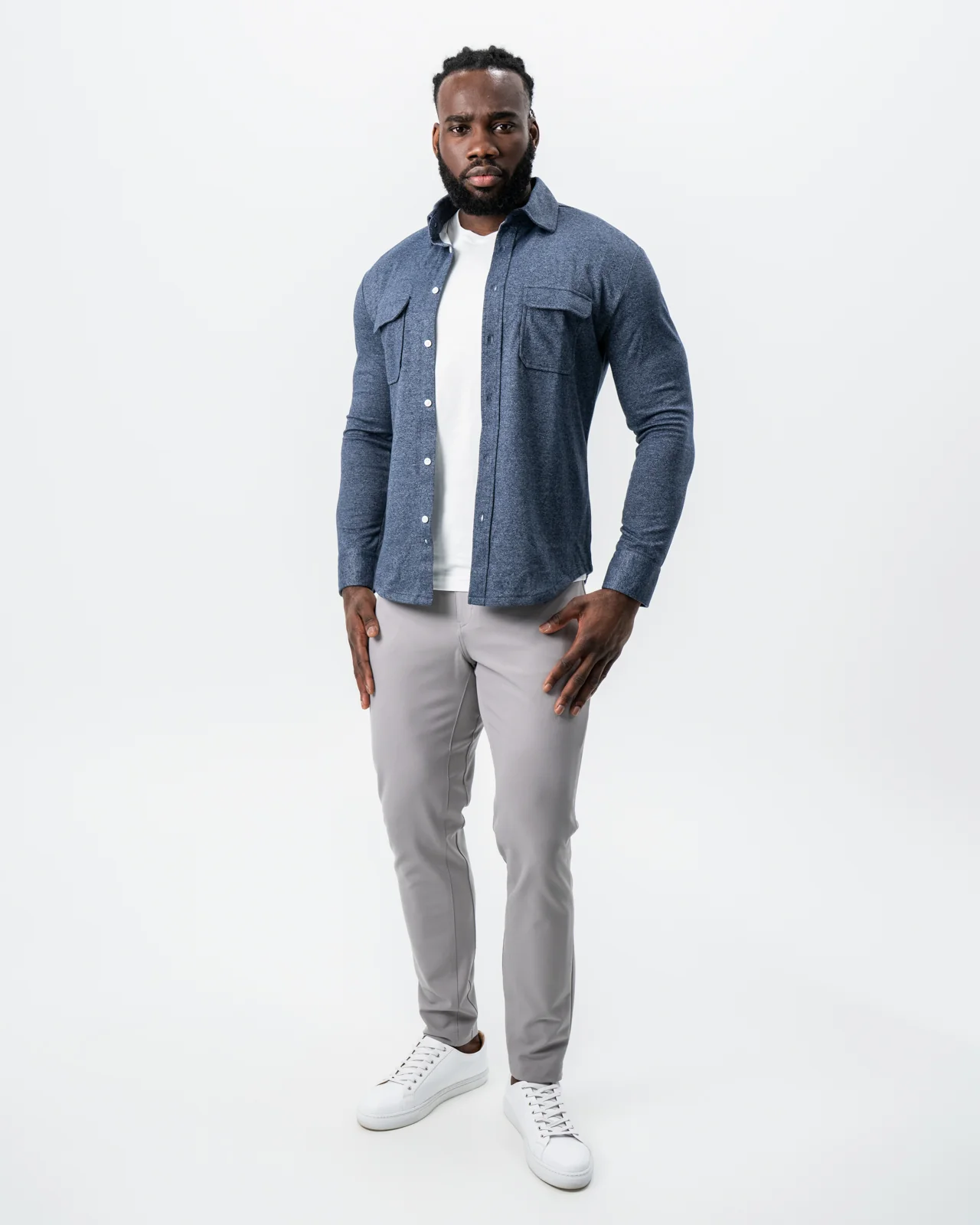 Patch Pocket Button Down - Navy - Image 6