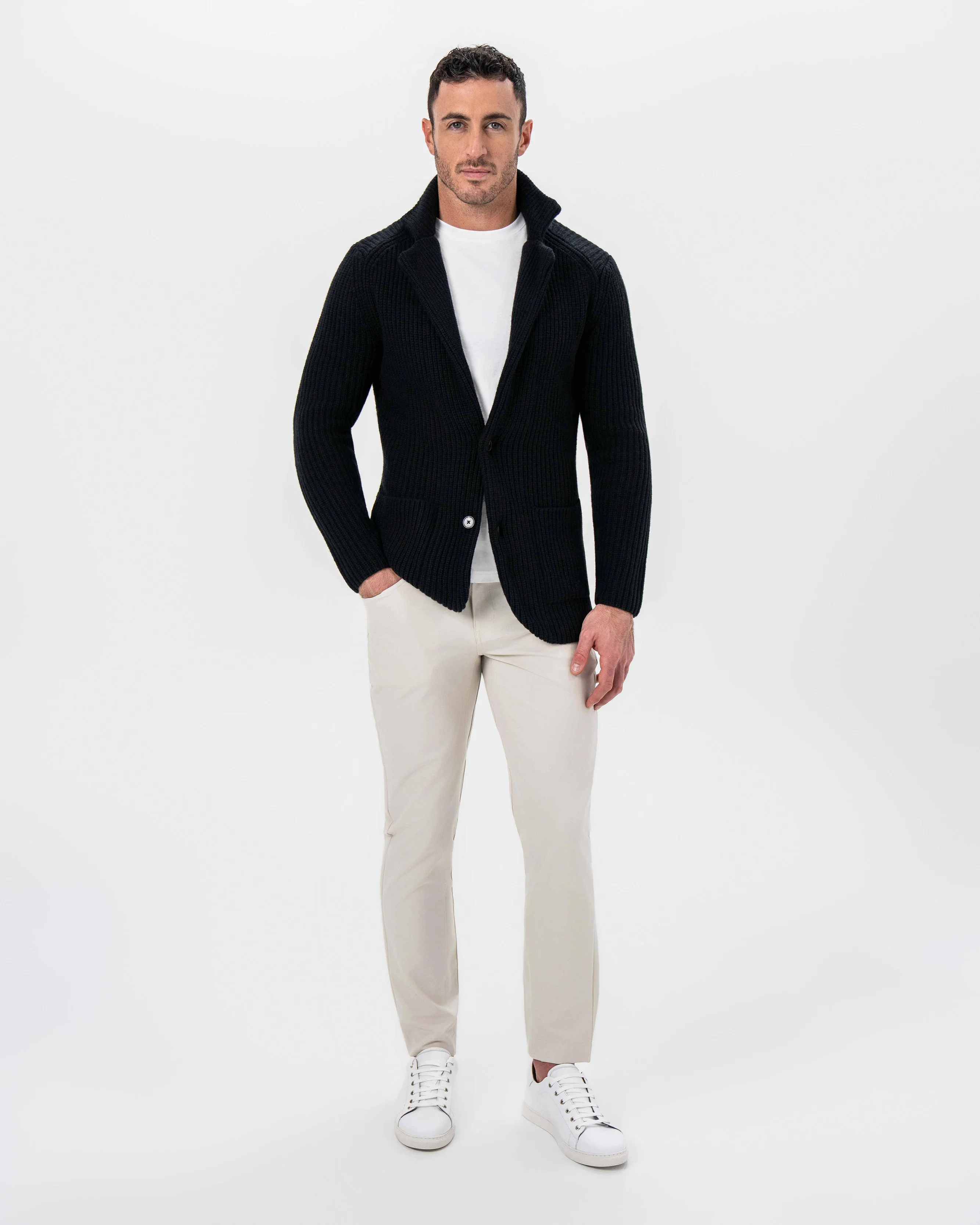 Sweater Blazer - Black - Image 5