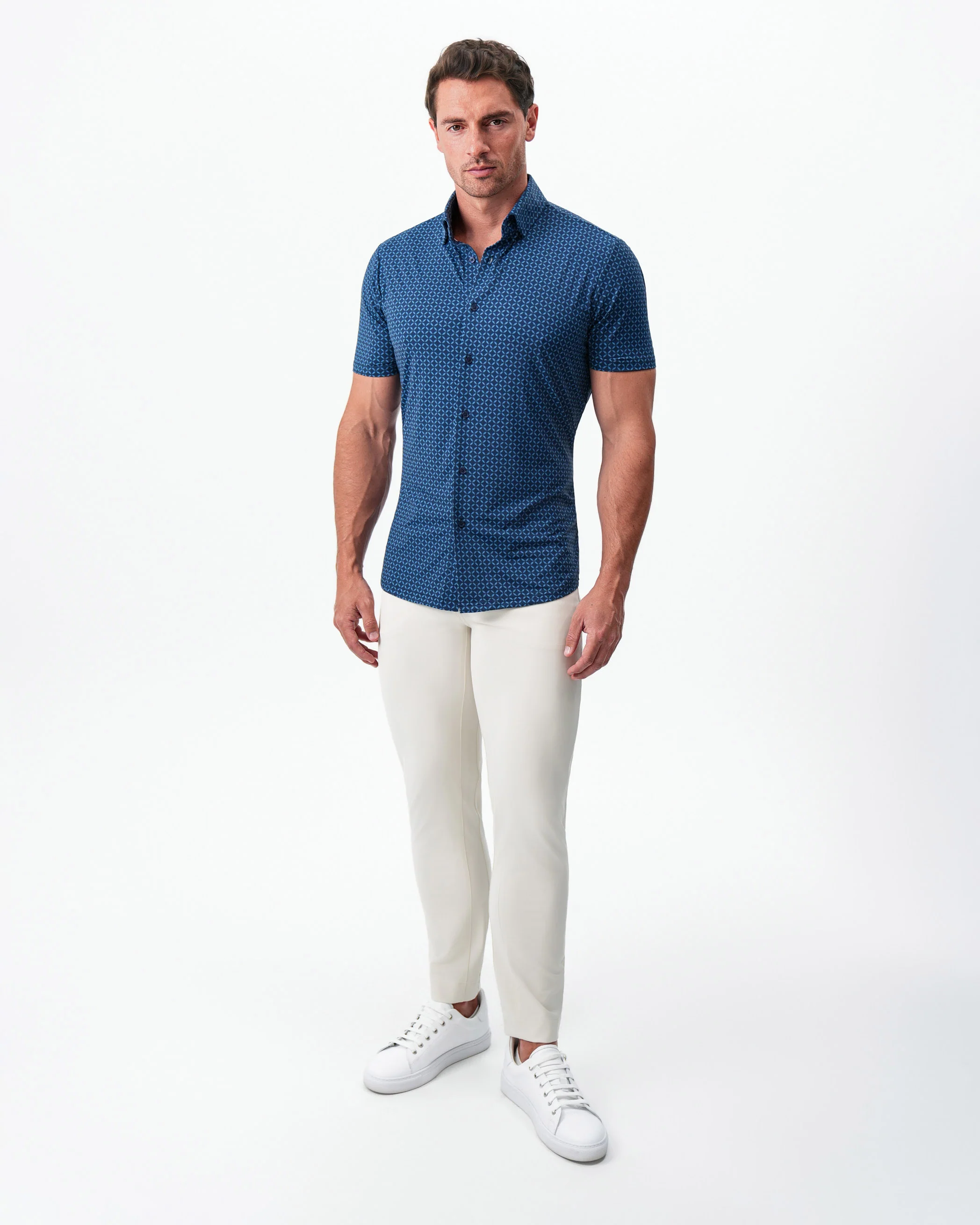 "The Ares" Diamond Navy & Light Blue Circle - Image 3