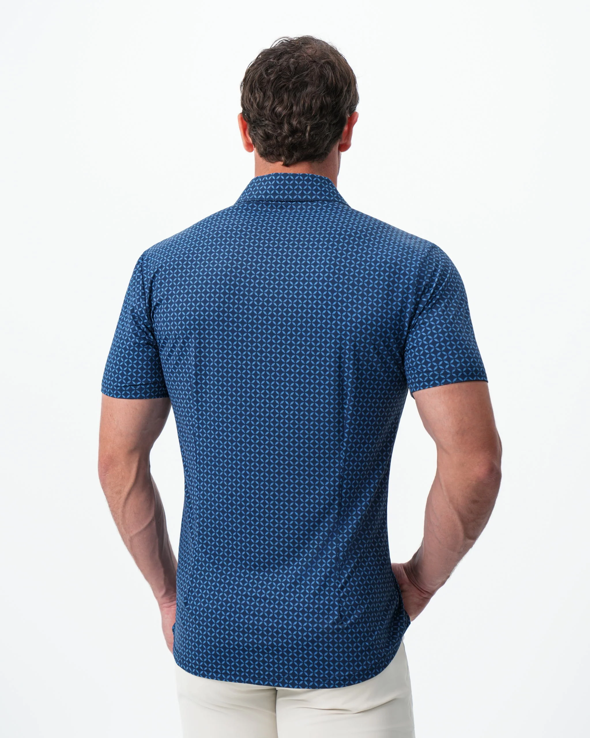 "The Ares" Diamond Navy & Light Blue Circle - Image 5