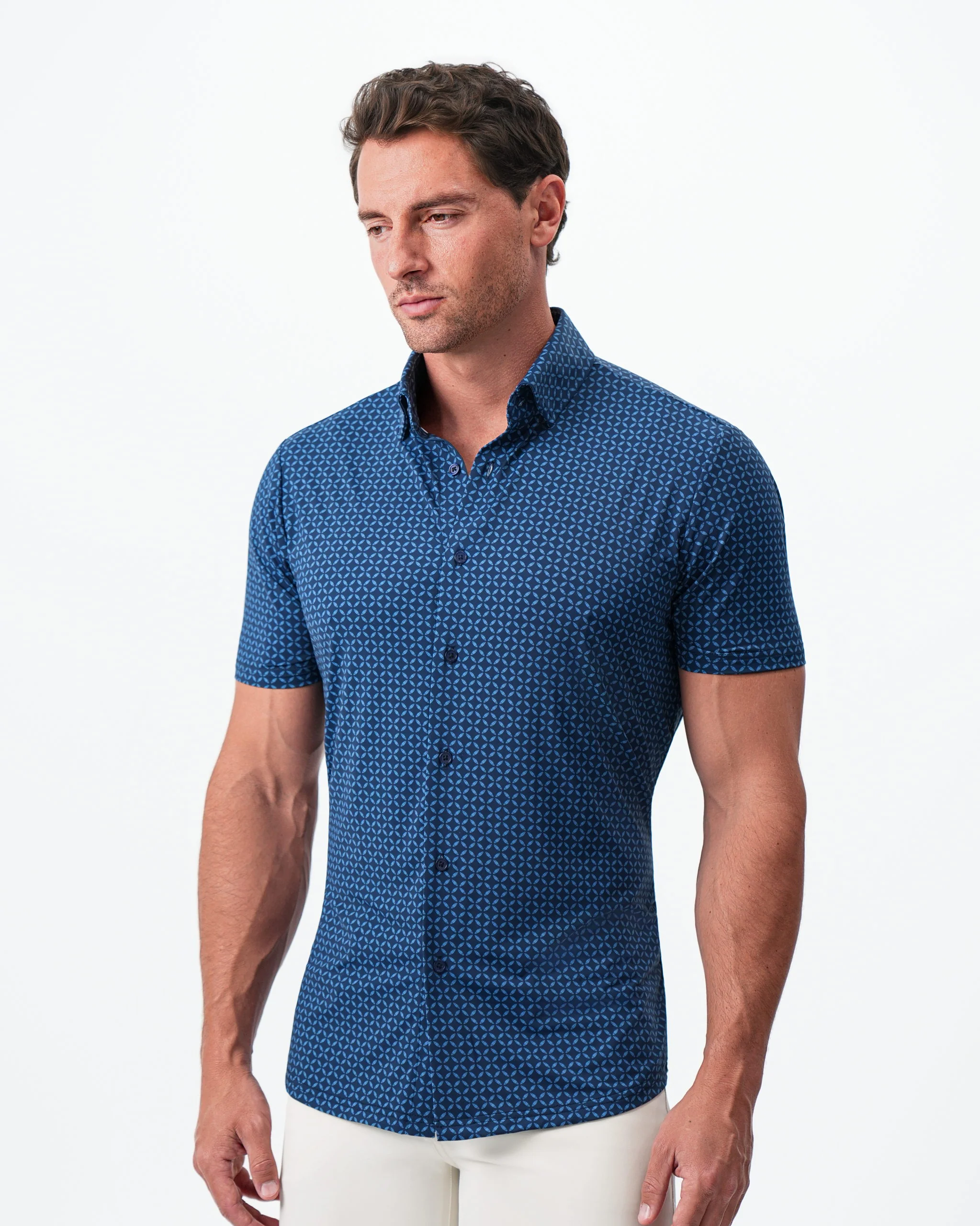 "The Ares" Diamond Navy & Light Blue Circle - Image 7