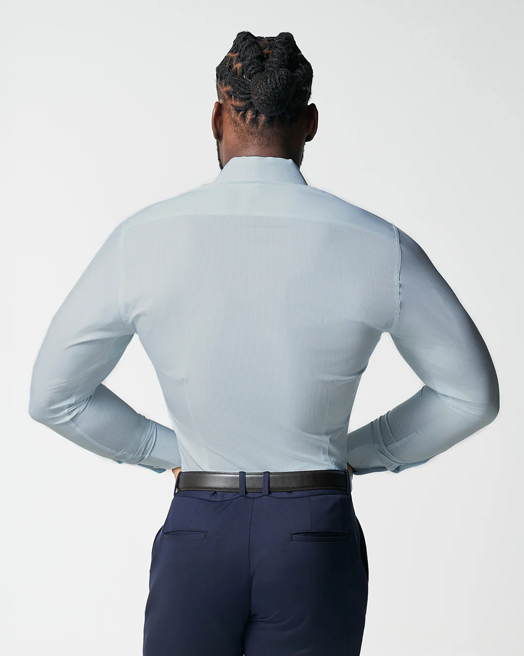 "The Belmont" Light Blue Pinstripe - Image 5
