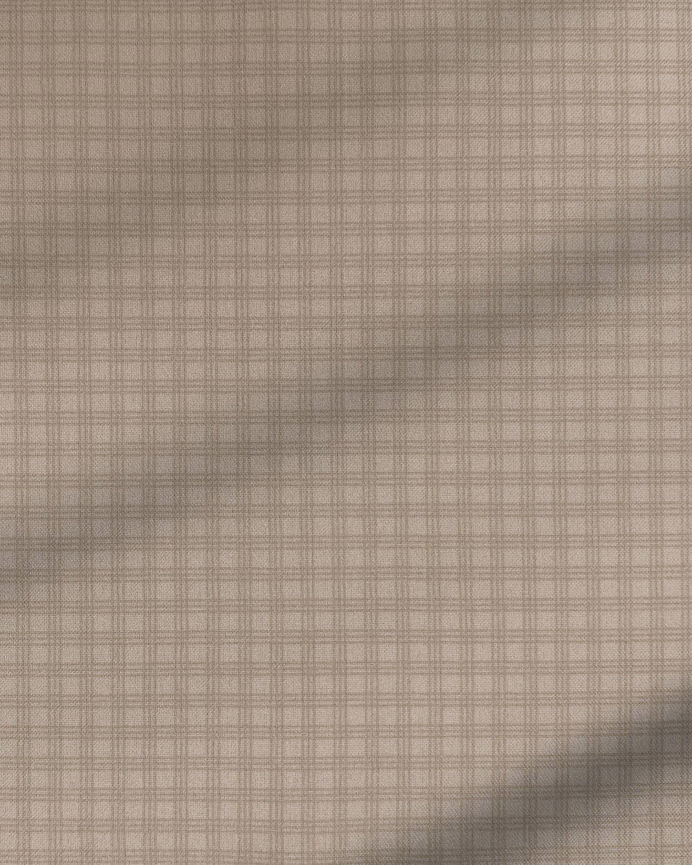''The Brooks" Light Brown Double Check - Classic Fit - Image 2