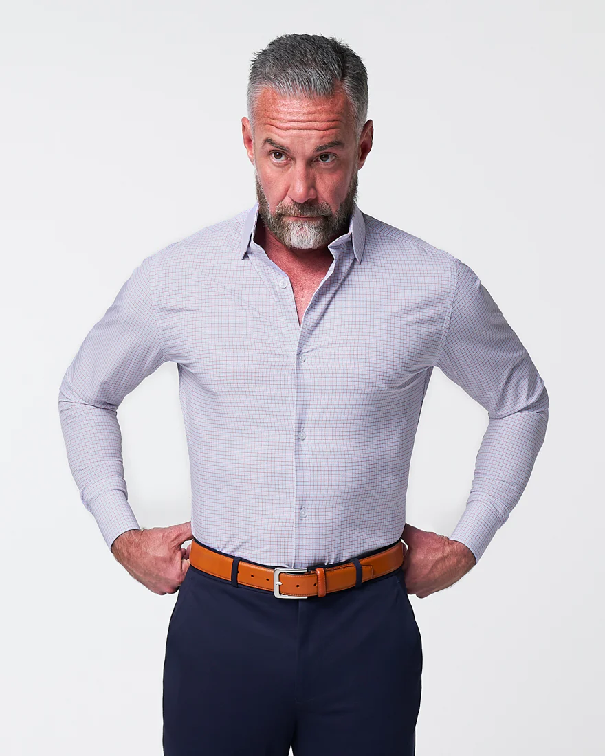 "The Buck" Orange and Blue Pattern - Classic Fit