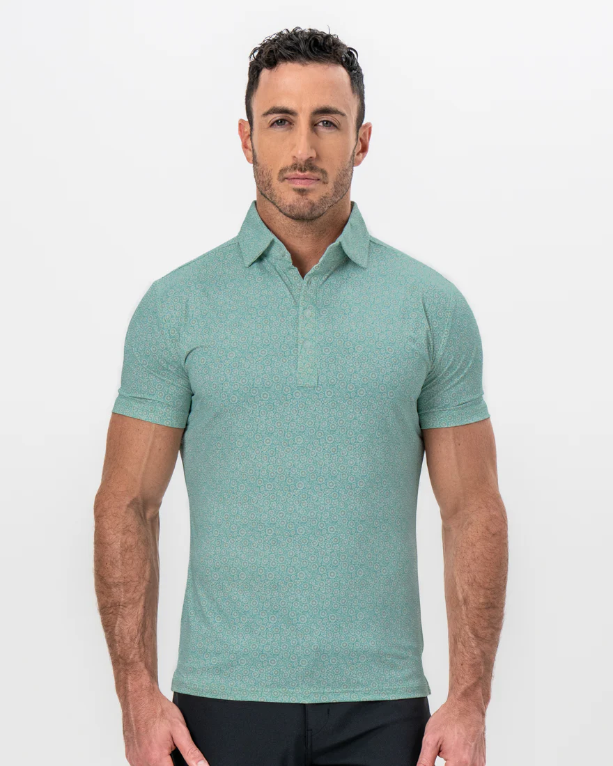"The Drift" Seafoam Floral Print
