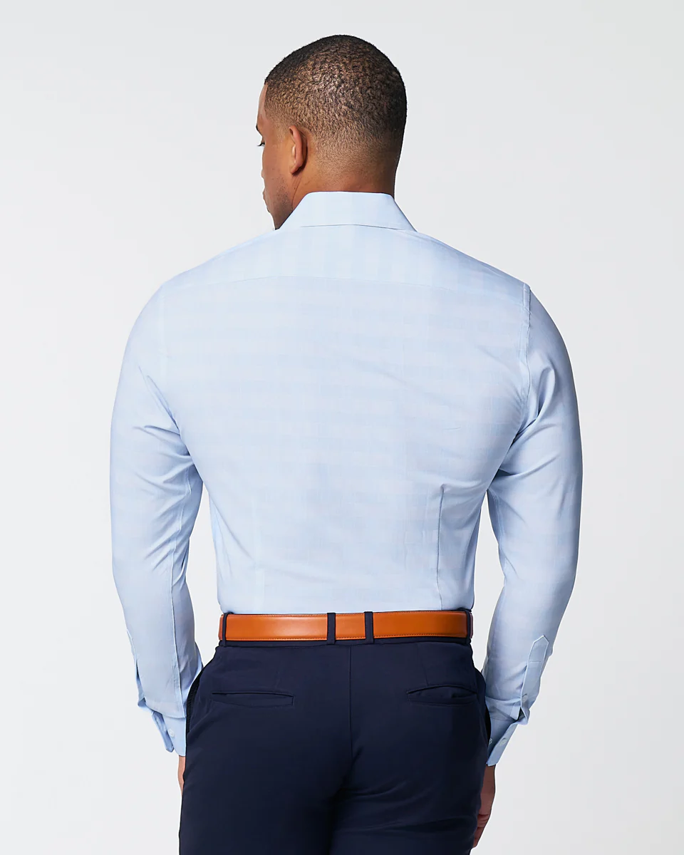 "The Flynn" Light Blue & White Plaid - Image 4