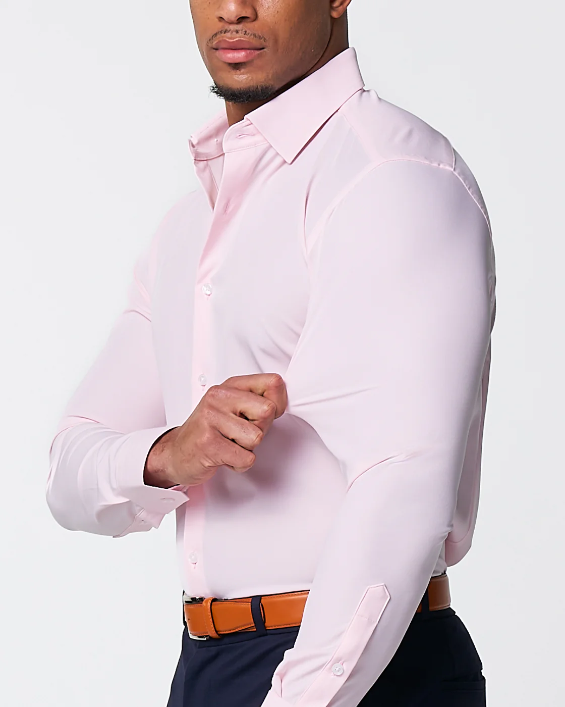 "The Herbert" Solid Pink - Classic Fit - Image 2