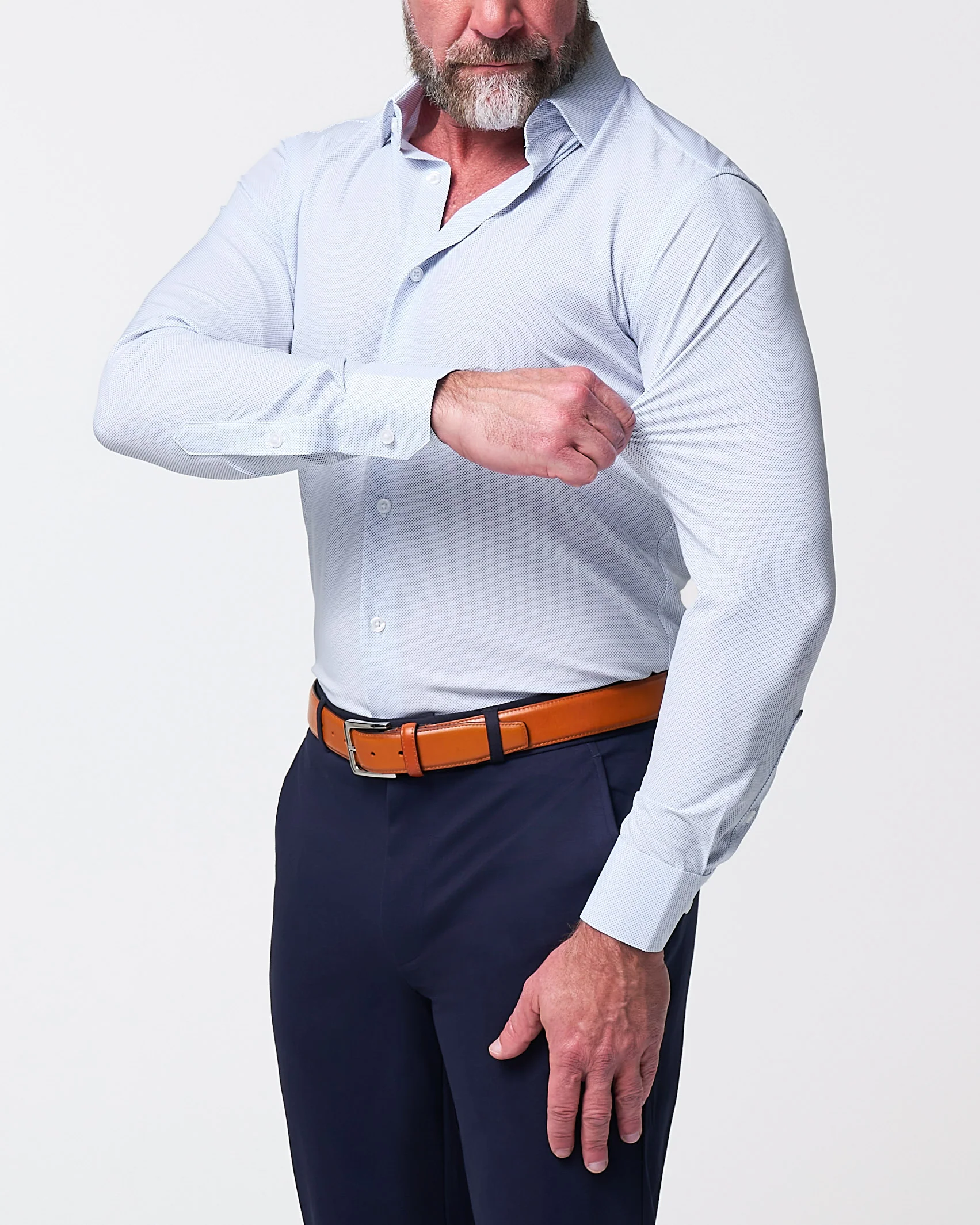 "The Jameson" Mini Navy Dot - Classic Fit - Image 2