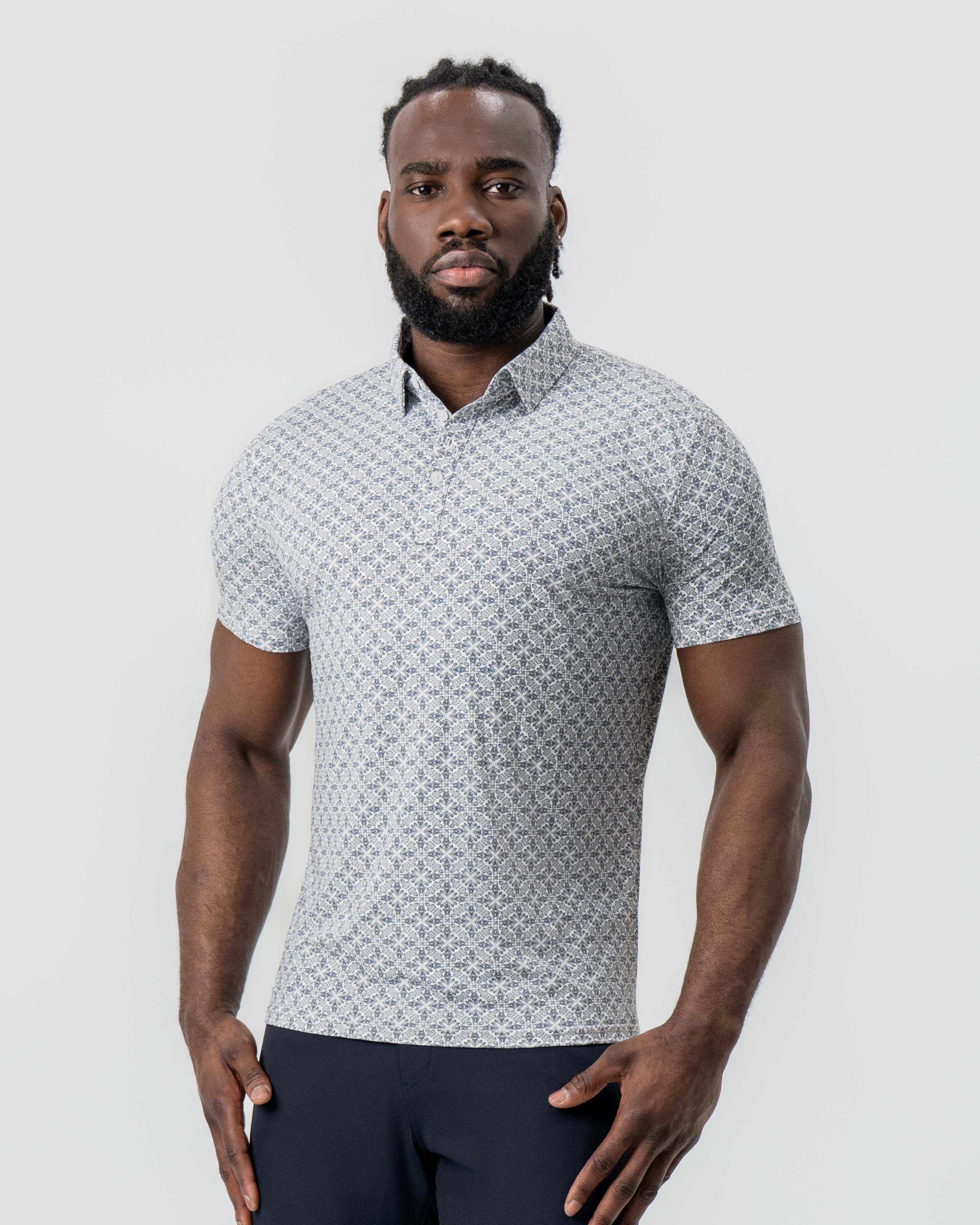 "The Lorenzo" Navy & White Jacquard - Image 5