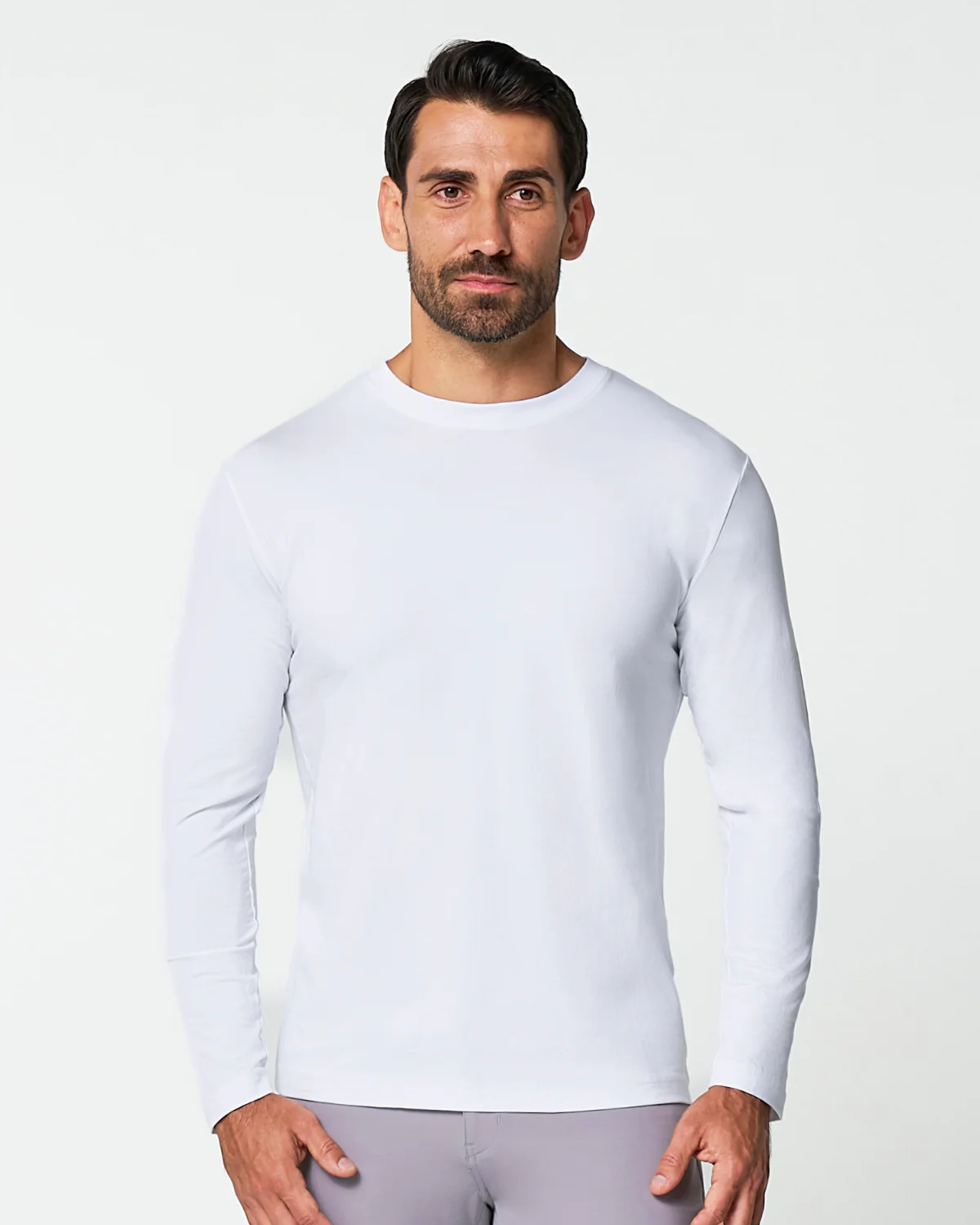 "The Middletown" White Long Sleeve Crewneck - Image 6