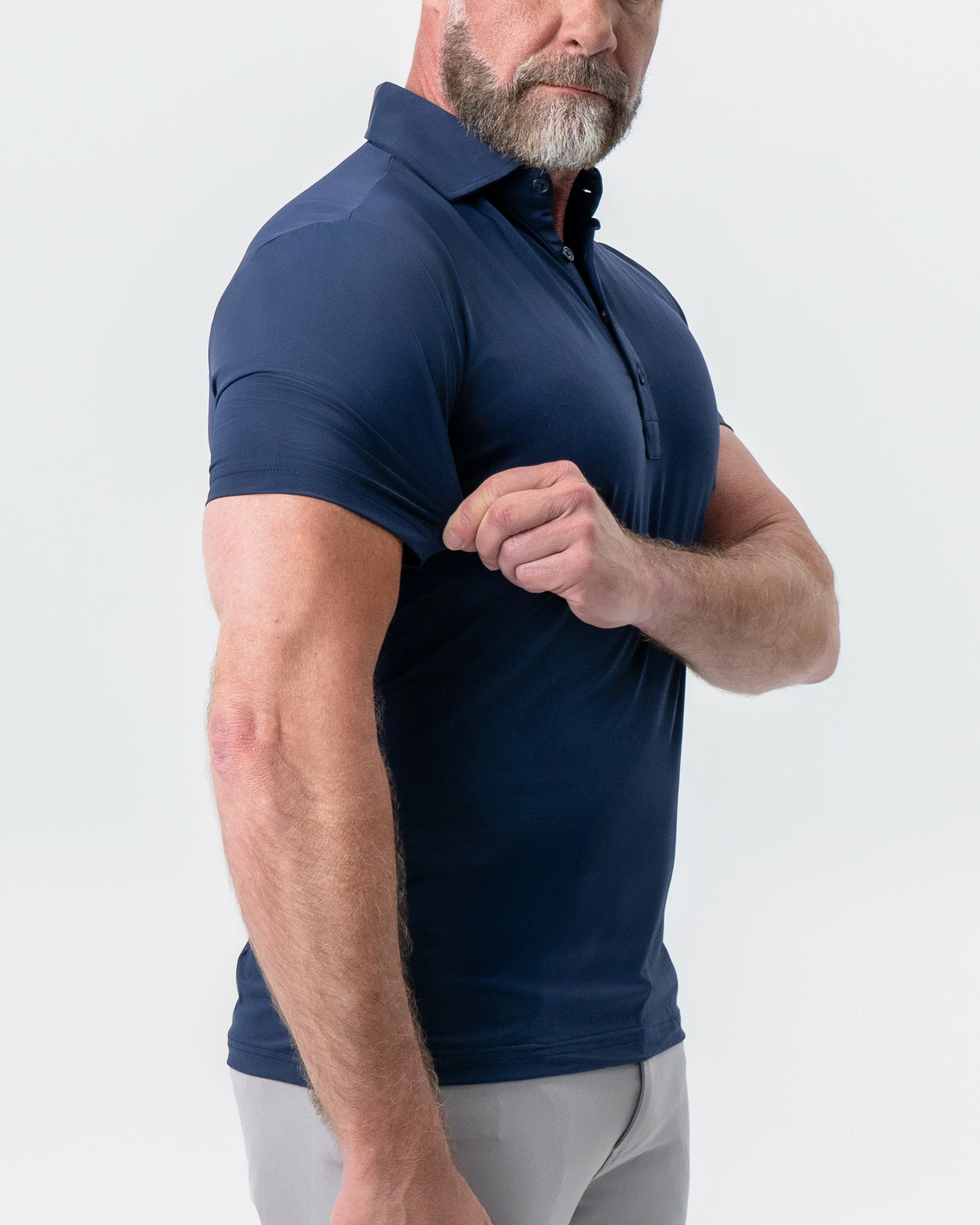 "The Midnight" Solid Navy - Image 2