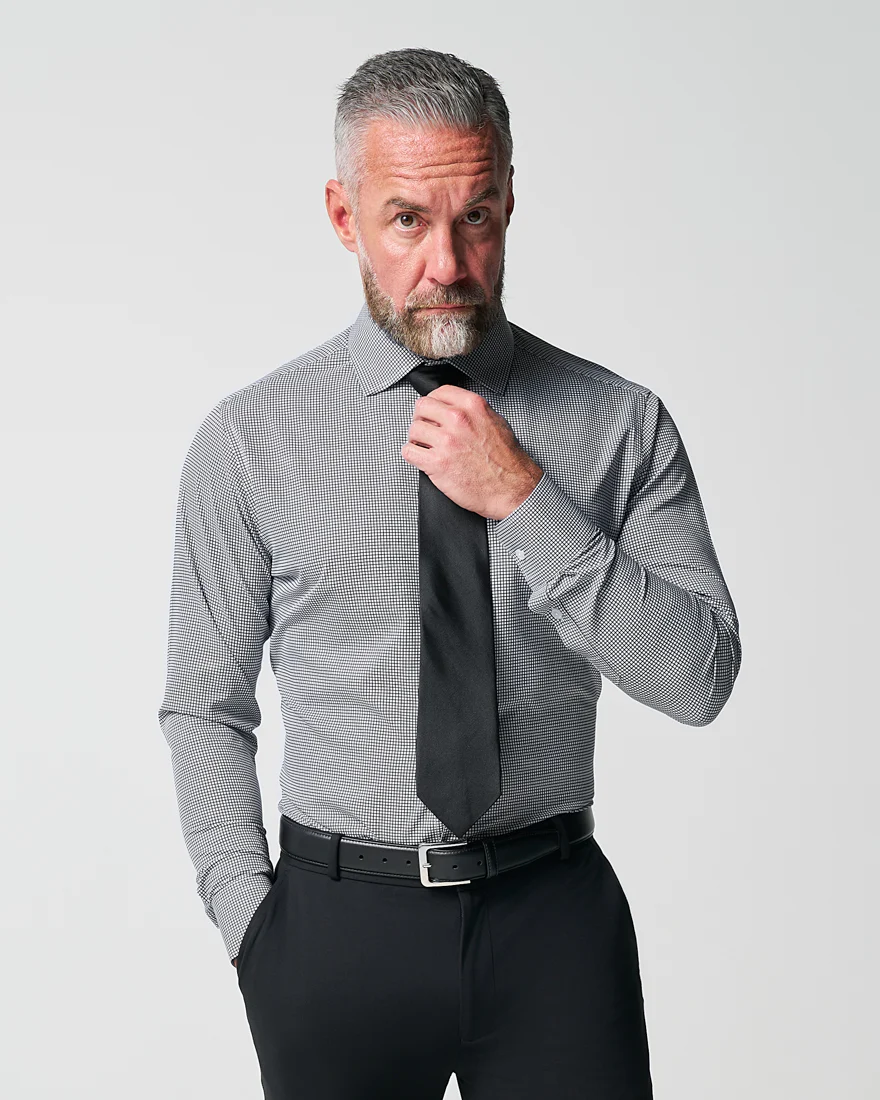 "The Newbury" Black Windowpane - Image 7