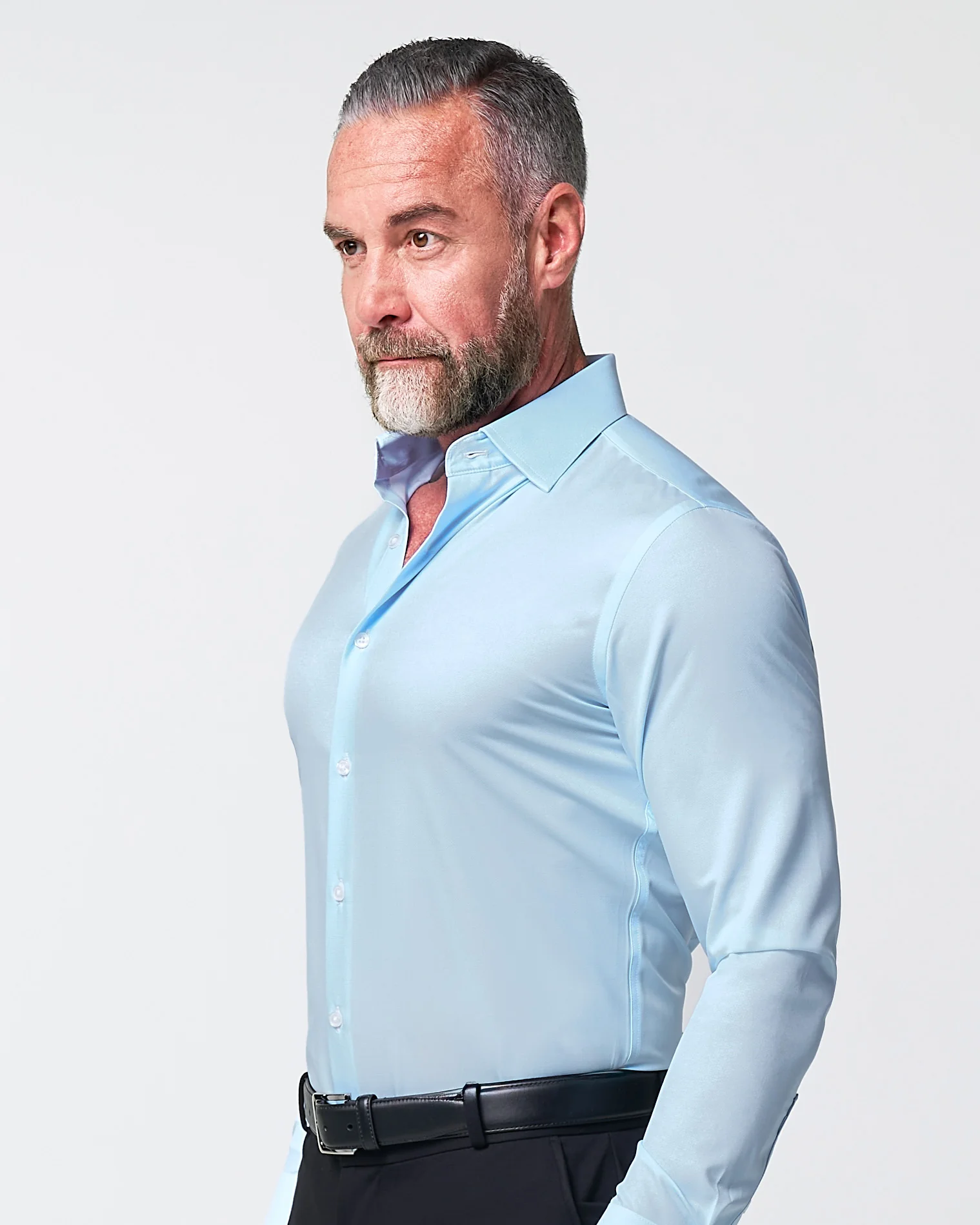 ''The Peter" Light Blue Weave - Classic Fit - Image 4
