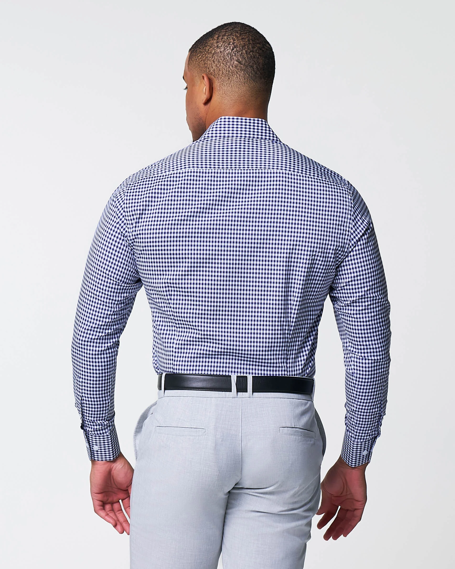 "The Rooney" Navy Gingham - Image 4