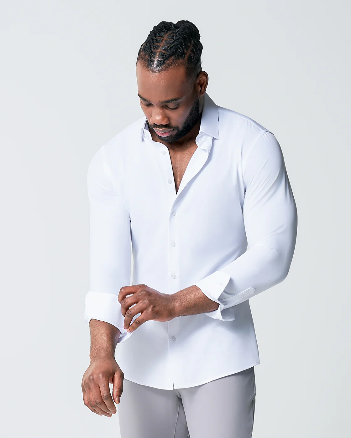 "The Springer" Solid White - Classic Fit - Image 10