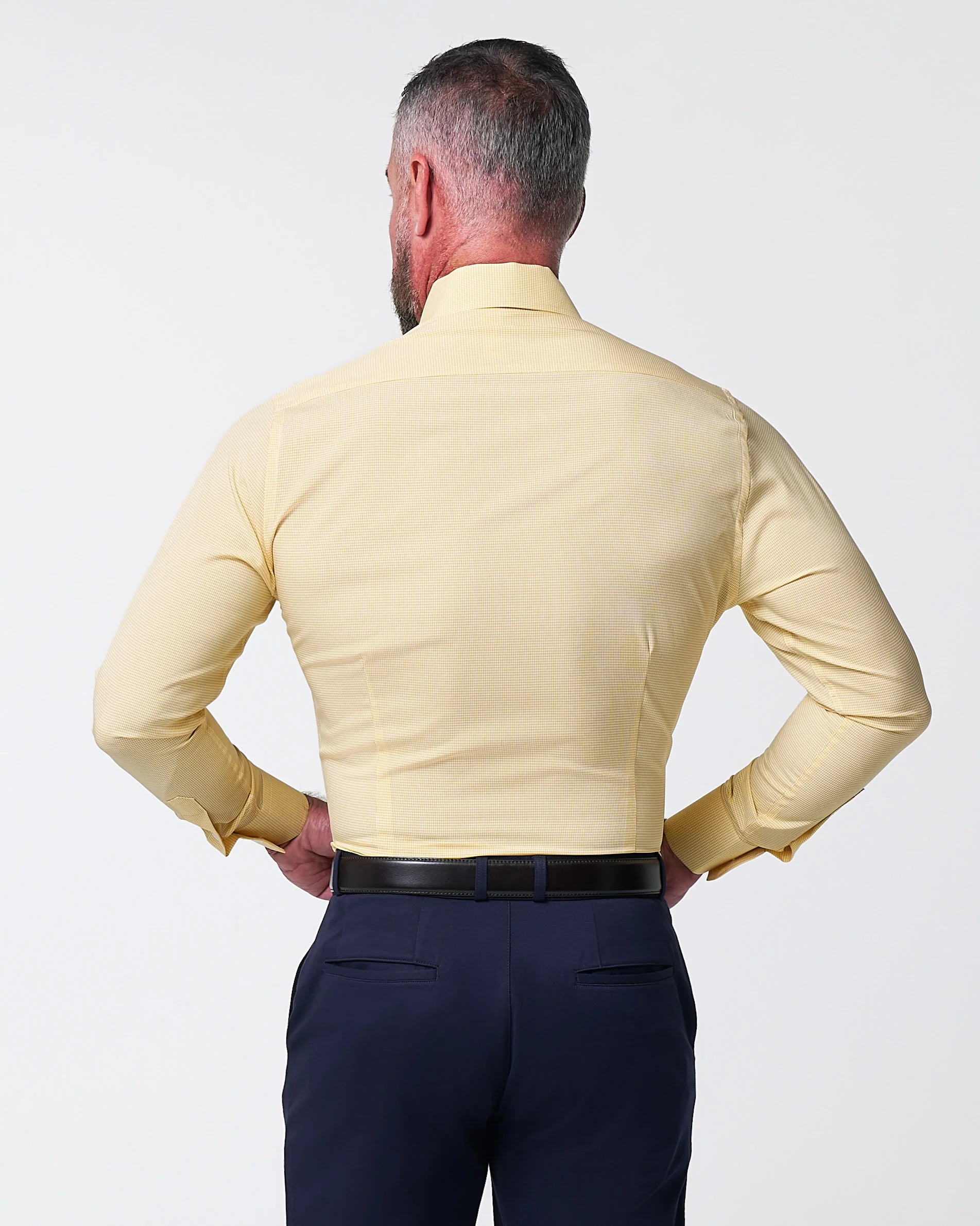 "The Stanley" Yellow Microcheck - Image 5