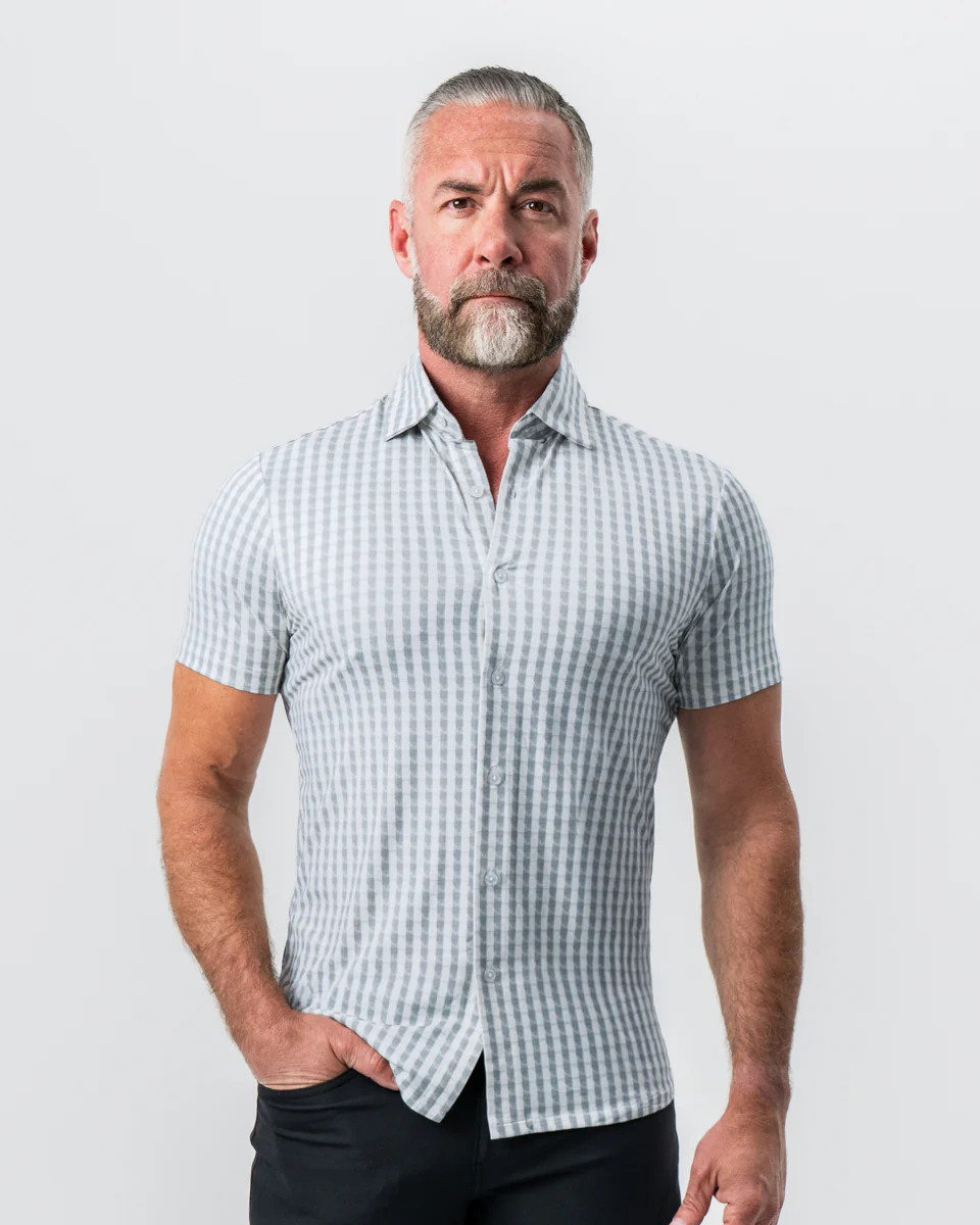 "The Strudwick" Light Olive & White Check - Image 5