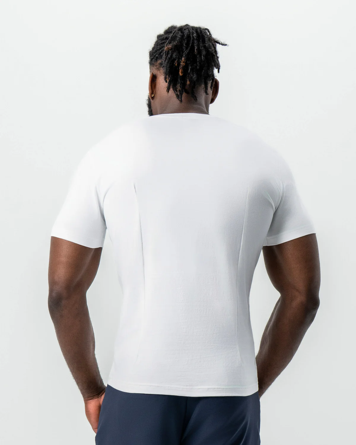 "The Taylor" White Short Sleeve Crewneck - Image 4