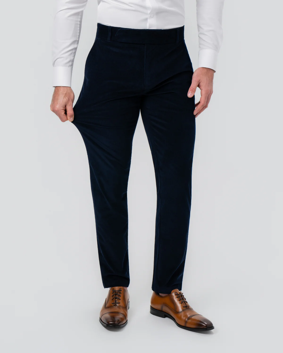 Unstructured Corduroy Suit - Dark Navy - Image 5