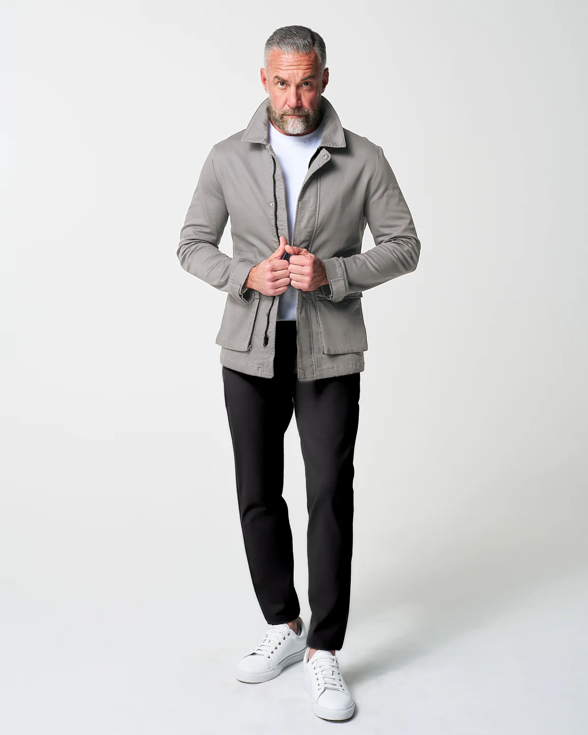 Utility Jacket - Stone Grey - Image 5